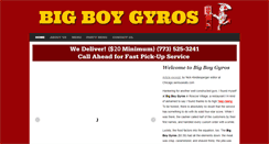 Desktop Screenshot of bigboygyros.com